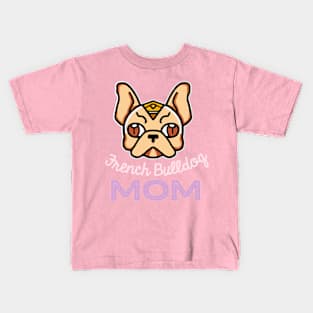 French Bulldog Mom Dog Owner Frenchie Funny Egypt Dog Kids T-Shirt